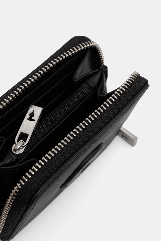 Δερμάτινο πορτοφόλι Trussardi μαύρο I029E000042N