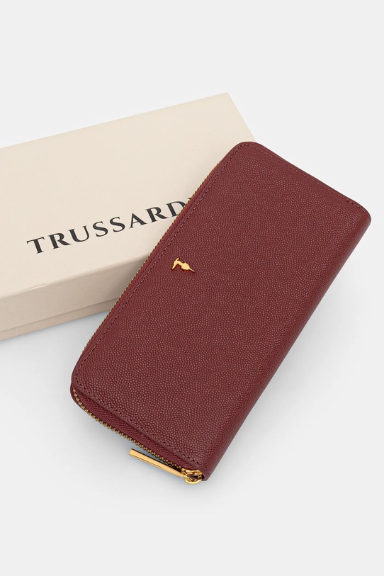 Trussardi portfel skórzany bordowy I042E000073N