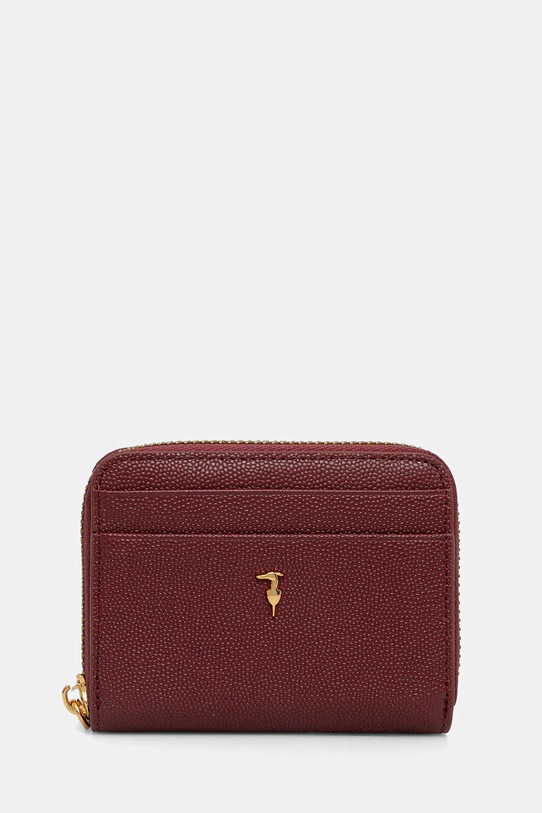 Δερμάτινο πορτοφόλι Trussardi λείο δέρμα μπορντό I041E000072N