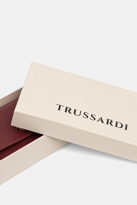 Δερμάτινο πορτοφόλι Trussardi I022E000048N μπορντό