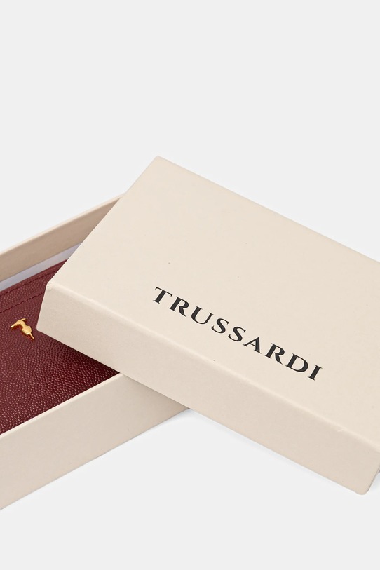 Δερμάτινο πορτοφόλι Trussardi I040E000071N μπορντό