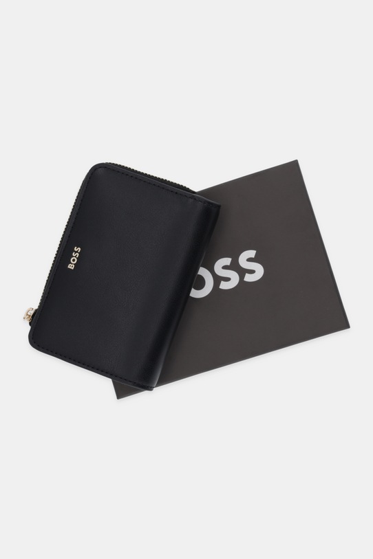 Кожен портфейл BOSS черен 50548235