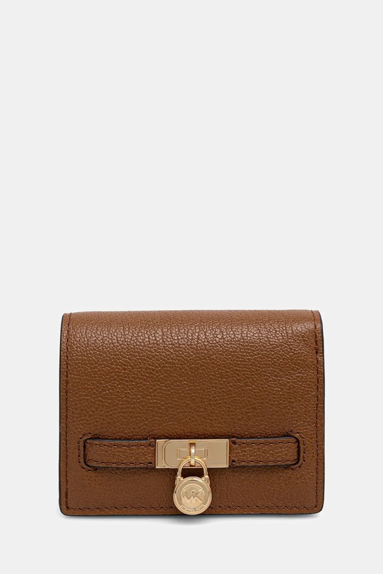 MICHAEL Michael Kors portfel skórzany skóra licowa brązowy 32F5GNXD1L