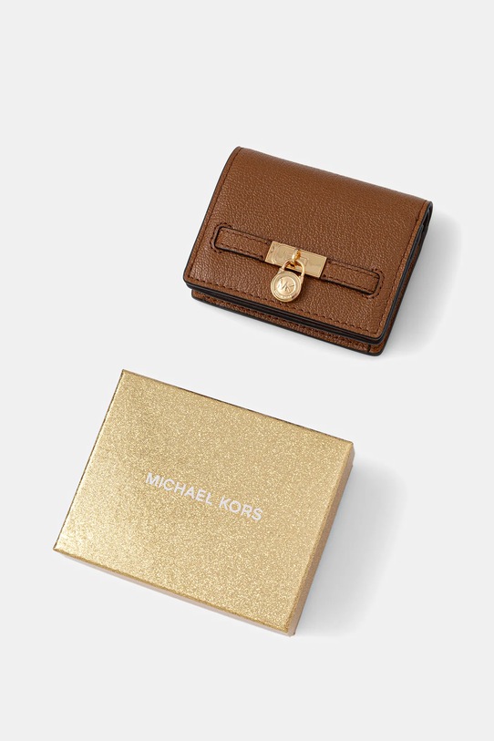 MICHAEL Michael Kors portfel skórzany brązowy 32F5GNXD1L