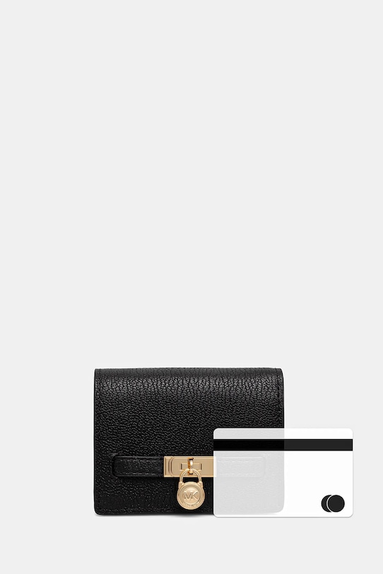 Kožená peněženka MICHAEL Michael Kors 32F5GNXD1L černá
