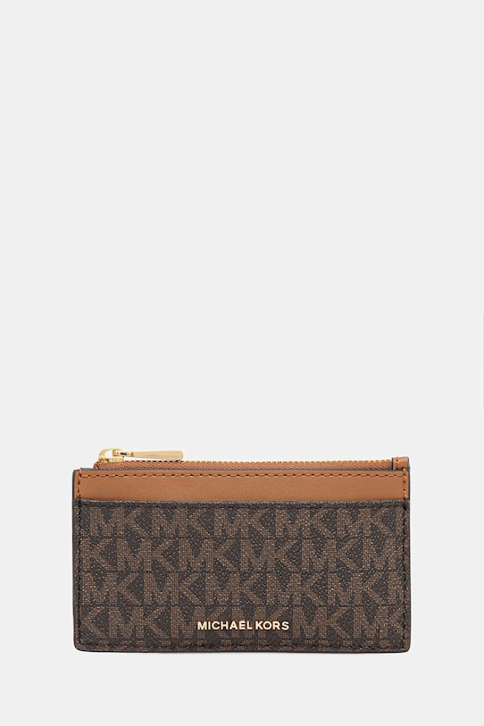 MICHAEL Michael Kors portfel imitacja skóry licowej brązowy 32F5GJ6D8B