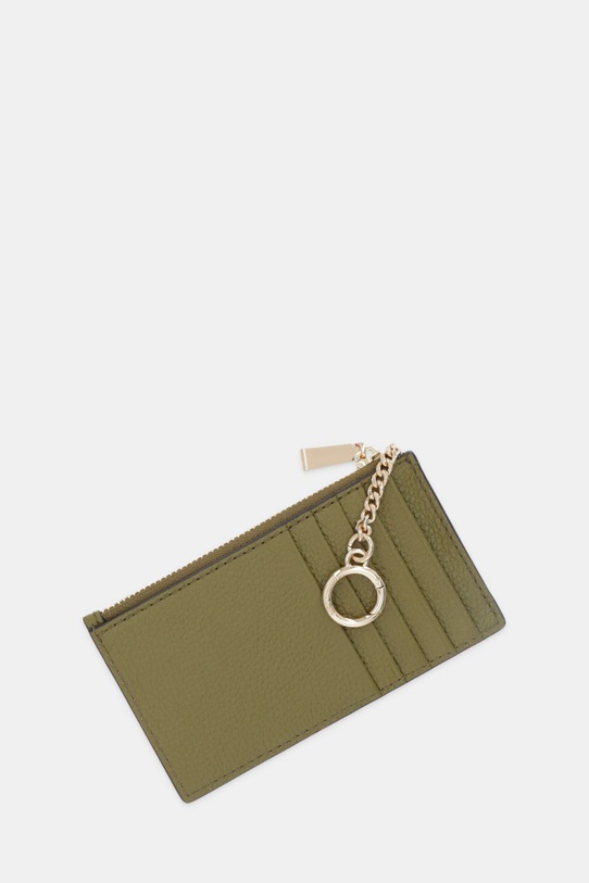 Akcesoria MICHAEL Michael Kors portfel skórzany 32F5GJ6D8L zielony