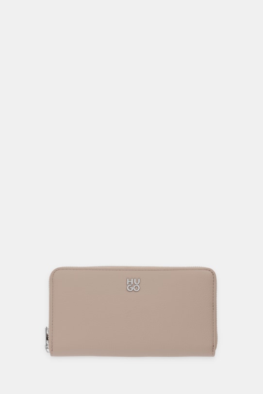 Кошелек HUGO Chris 2.0 Zip Around имитация натуральной кожи бежевый 50547912