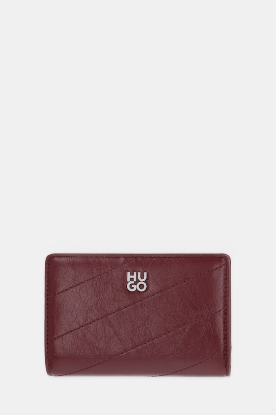 Peněženka HUGO imitace kůže burgundské 50552210