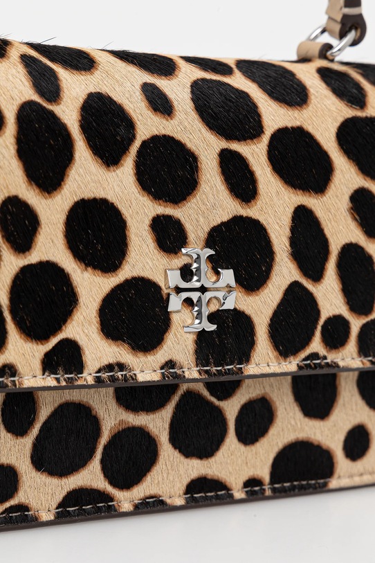 Tory Burch torebka skórzana Kira Haircalf Mini beżowy 174399.250