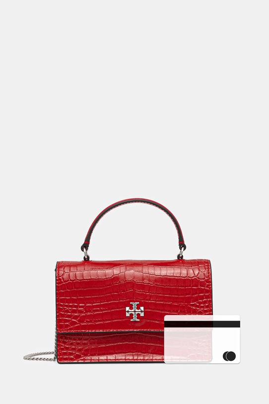 Kožená kabelka Tory Burch Kira Croc Mini Top 174400.600