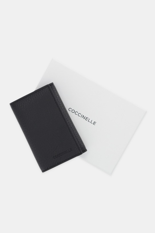 Coccinelle etui na klucze skórzane czarny E2.MUK.84.02.01