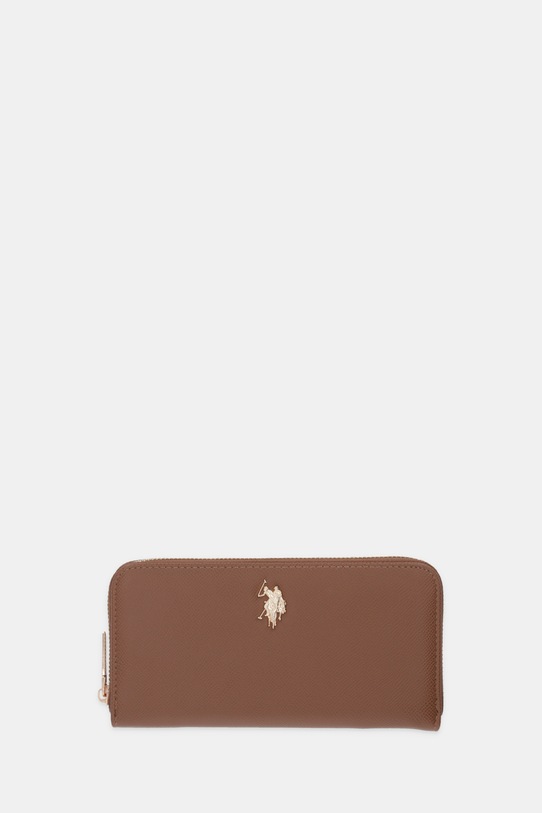 U.S. Polo Assn. portfel Jones imitacja skóry licowej brązowy BEUJE8658WVP
