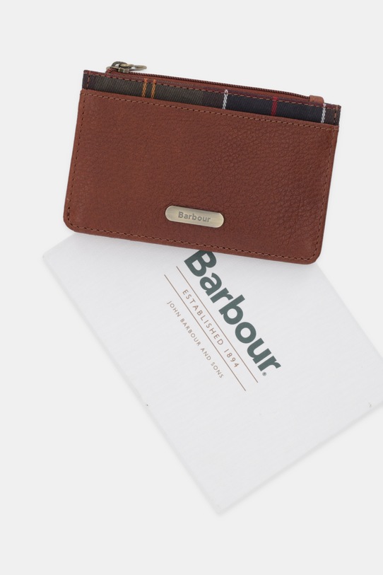 Barbour portfel skórzany brązowy LLG0035