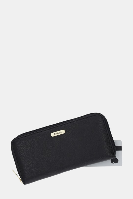 Barbour portfel skórzany czarny LLG0038