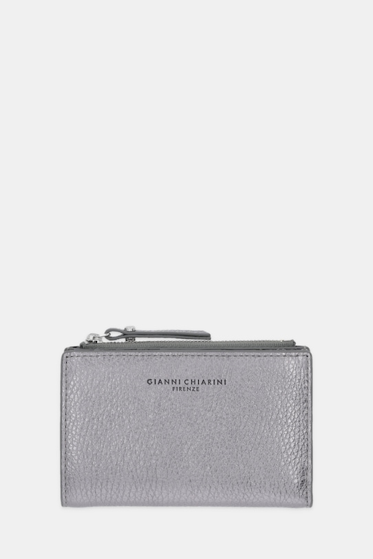 Шкіряний гаманець Gianni Chiarini лицьова шкіра срібний PF.6003.GRN.LM
