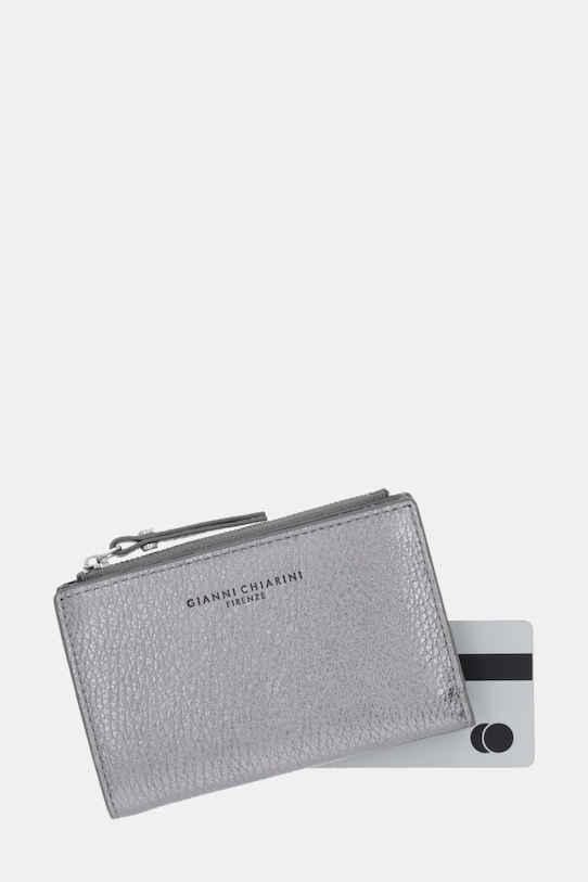 Шкіряний гаманець Gianni Chiarini срібний PF.6003.GRN.LM