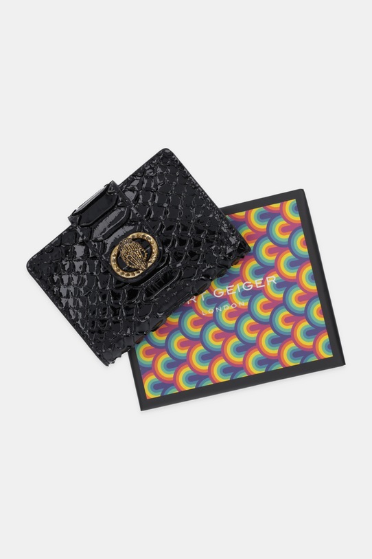 Kurt Geiger London portfel skórzany CHELSEA 3596400719 czarny