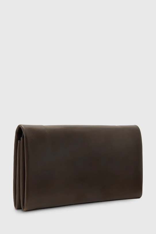 Akcesoria AllSaints portfel skórzany HARLUNA W208XD brązowy