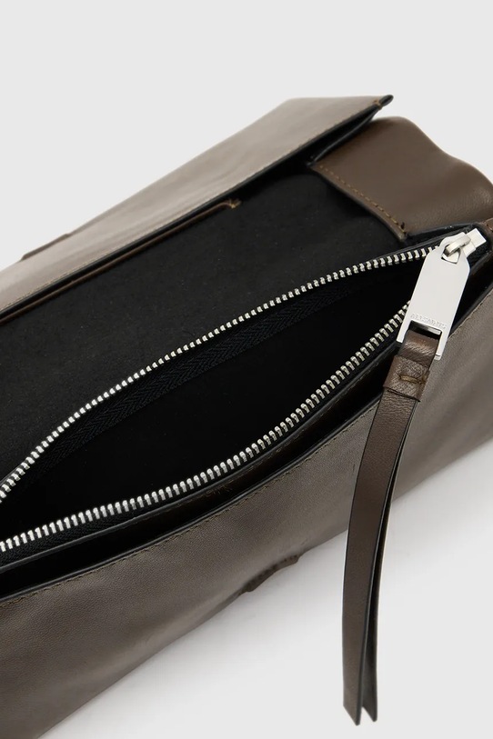 AllSaints portfel skórzany HARLUNA brązowy W208XD