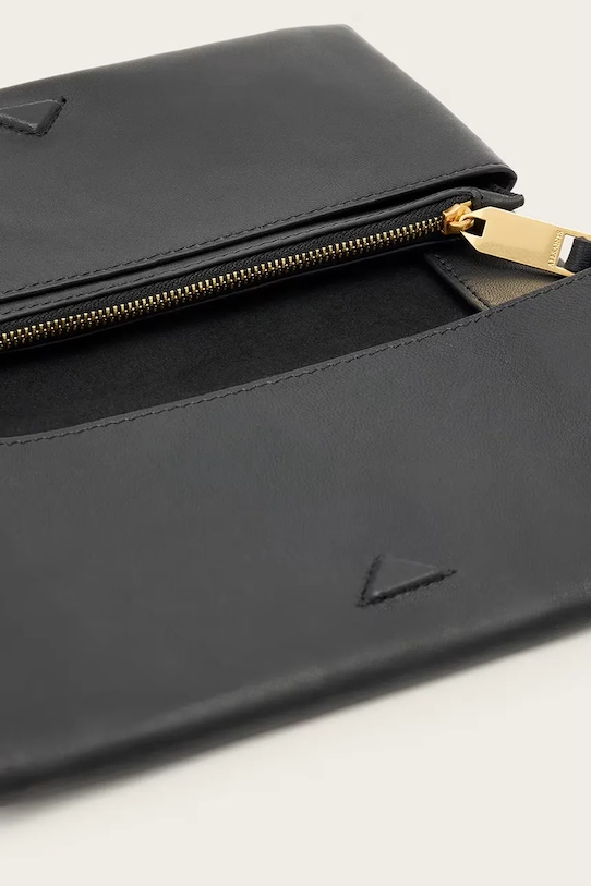 Kožená peňaženka AllSaints HARLUNA čierna W208XD