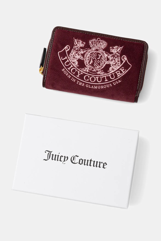 Juicy Couture portofel Twig Narrative WIJTG8991WZC burgundia