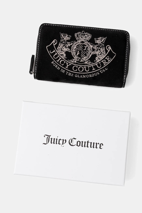Juicy Couture portfel Twig Narrative WIJTG8991WZC czarny