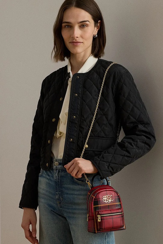 Δερμάτινη τσάντα Lauren Ralph Lauren 431980859