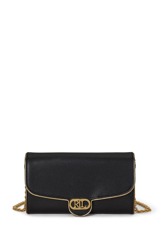 Кожаный кошелек Lauren Ralph Lauren кожа чёрный 432964153