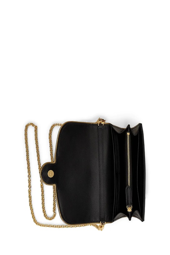 Кожаный кошелек Lauren Ralph Lauren 432964153 чёрный