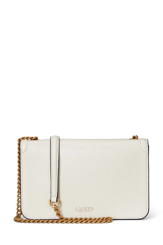 Akcesoria Lauren Ralph Lauren portfel skórzany 432977374 beżowy