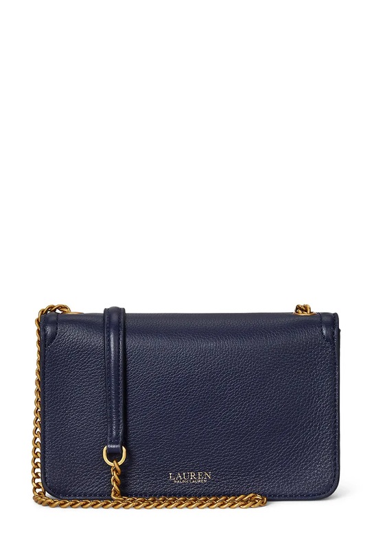 Akcesoria Lauren Ralph Lauren portfel skórzany 432977374 granatowy