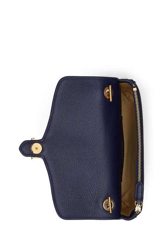 Lauren Ralph Lauren portfel skórzany 432977374 granatowy