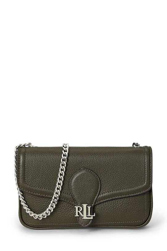 Lauren Ralph Lauren portfel skórzany skóra licowa zielony 432977374