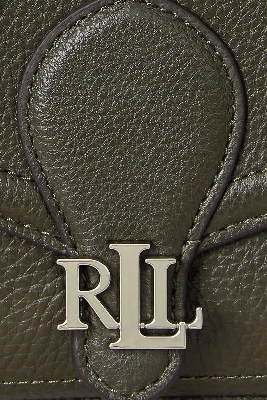 Lauren Ralph Lauren portfel skórzany 432977374 zielony