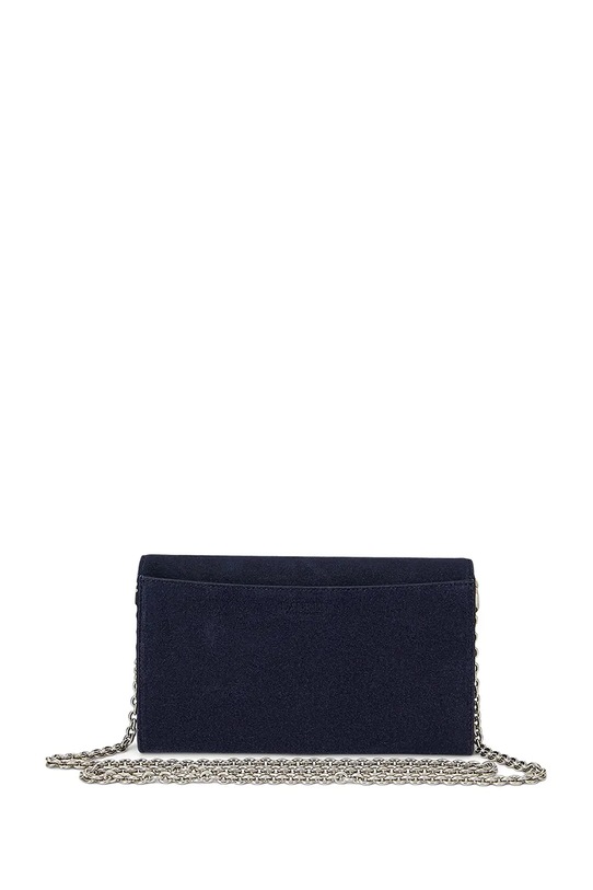 Akcesoria Lauren Ralph Lauren kopertówka zamszowa 432980761 granatowy