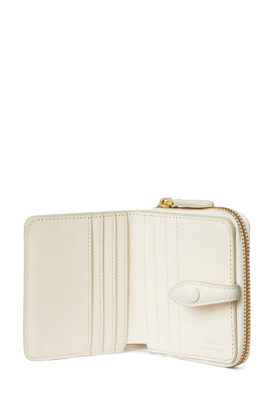 Akcesoria Polo Ralph Lauren portfel skórzany 427980480 beżowy