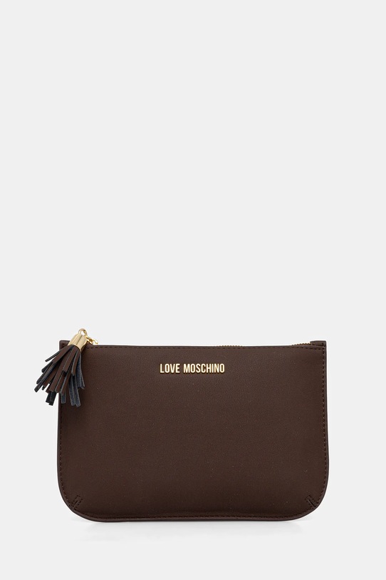 Denarnica Love Moschino Imitacija zrnatega usnja rjava JC5314PP0NKD0313