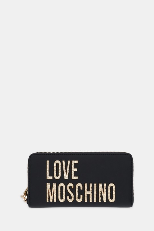 Love Moschino portfel drobny wzór czarny JC5692PP0NKD000A
