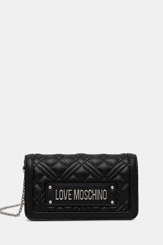 Love Moschino torebka nie mieści A4 czarny JC5681PP0NLA000B