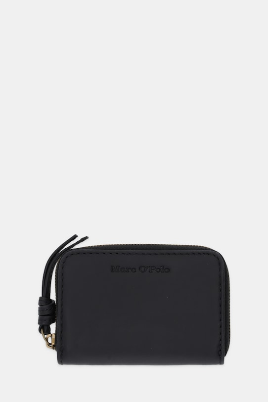 Marc O'Polo portfel skórzany skóra licowa czarny 5000007857