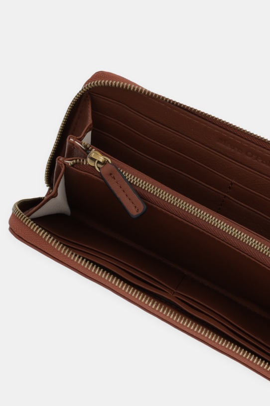 Akcesoria Marc O'Polo portfel skórzany 5000007852 brązowy