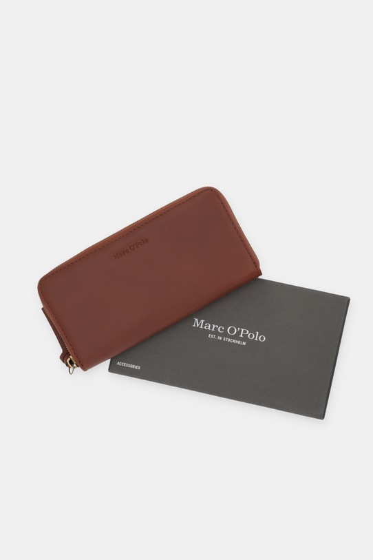 Marc O'Polo portfel skórzany 5000007852 brązowy