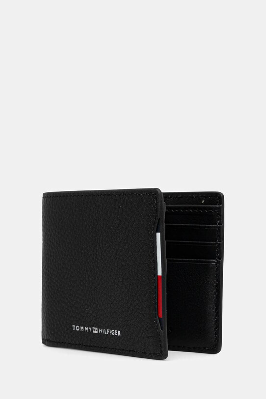 Кожен портфейл Tommy Hilfiger AM0AM13513 черен AW25