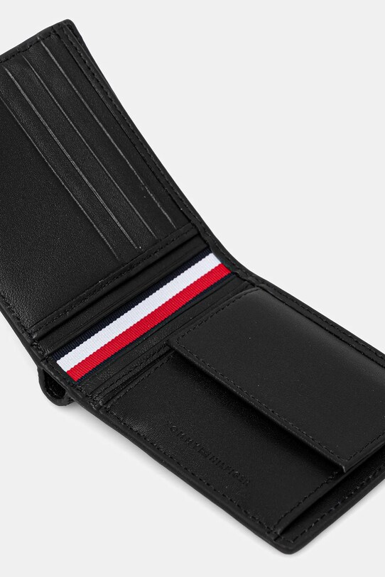 Αξεσουάρ Δερμάτινο πορτοφόλι Tommy Hilfiger AM0AM13514 μαύρο