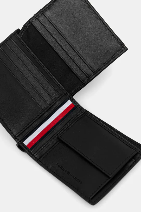 Akcesoria Tommy Hilfiger portfel skórzany AM0AM13515 czarny