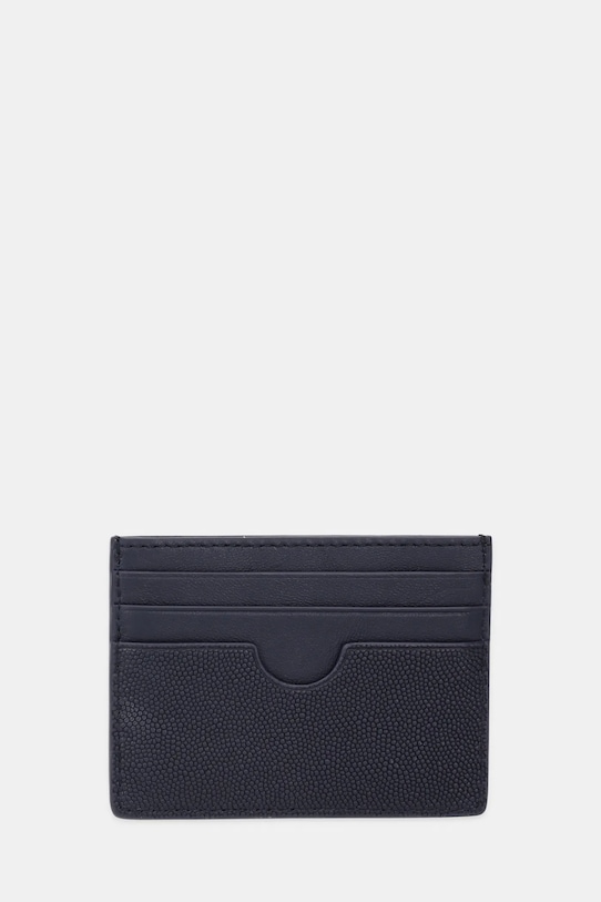 Kožené pouzdro na karty Tommy Hilfiger AM0AM13517 námořnická modř AW25