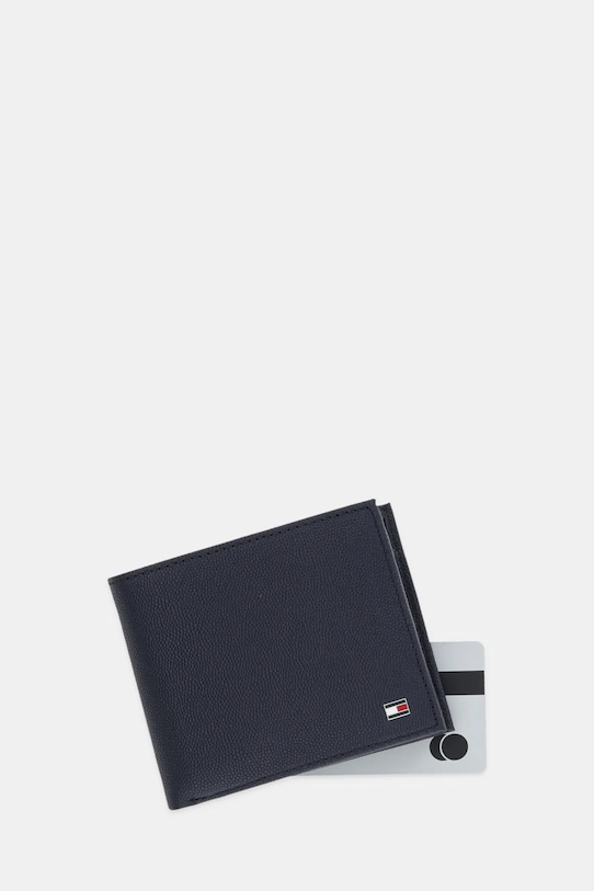 Doplňky Kožená peněženka Tommy Hilfiger AM0AM13519 námořnická modř