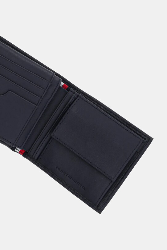 Tommy Hilfiger portfel skórzany granatowy AM0AM13520
