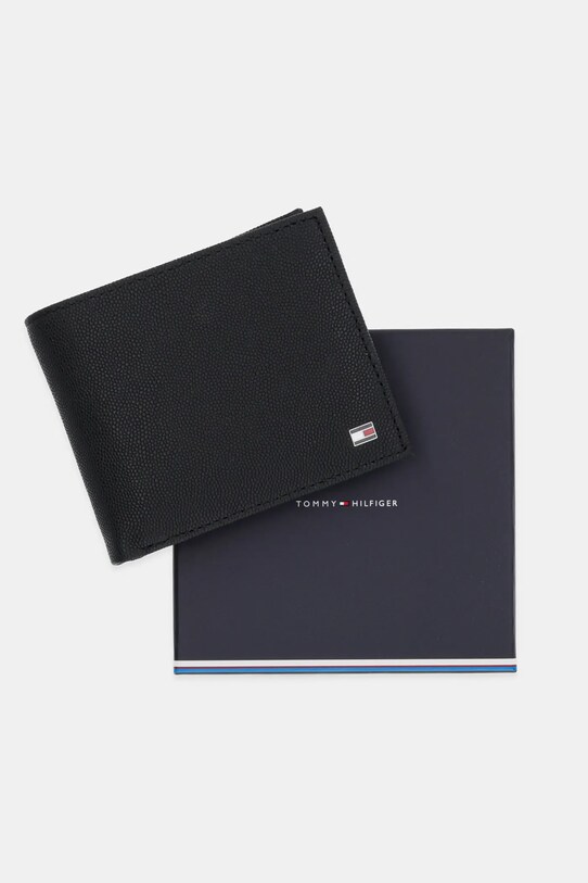Tommy Hilfiger portfel skórzany AM0AM13520 czarny